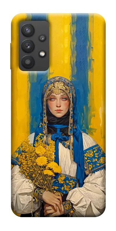TPU чохол Demsky Ukrainian woman для Samsung Galaxy A32 (A326B) 5G