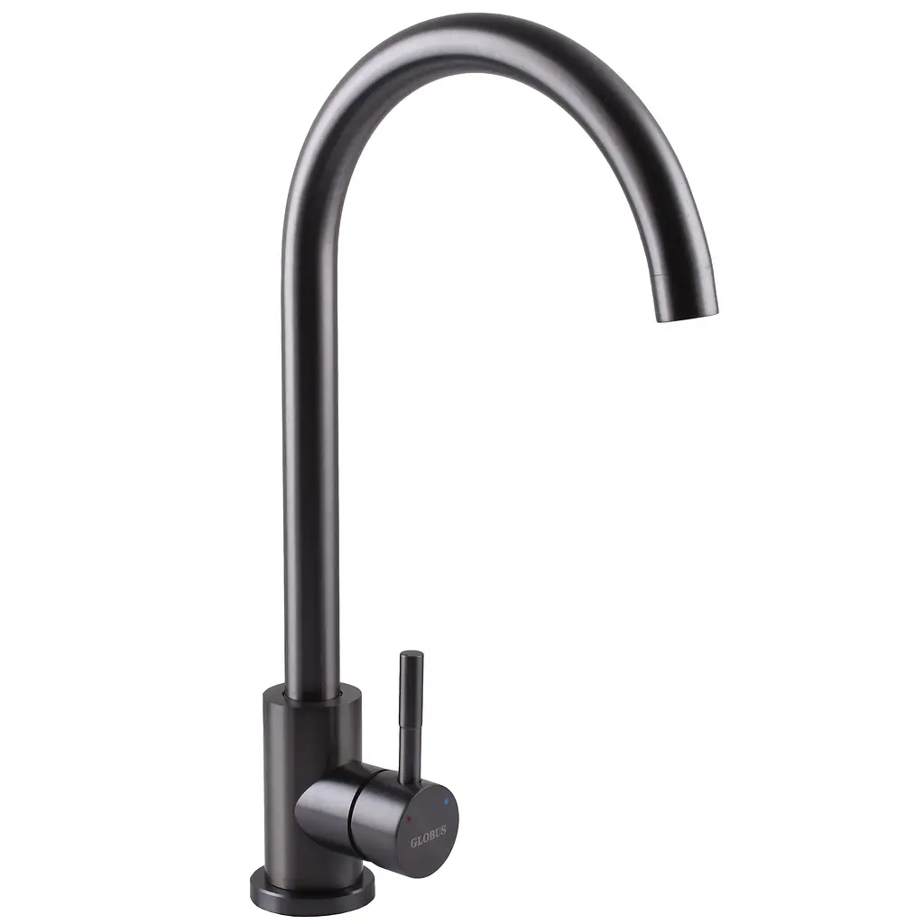 Смеситель для кухни Globus Lux Alpen SBT1-203S-GP Графит - фото 3
