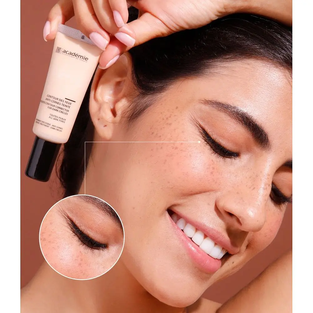 Крем-коректор проти темних кіл навколо очей Academie Visage Tinted Eye Contour Corrector For Dark Circles 20 мл (3145070518004) - фото 4