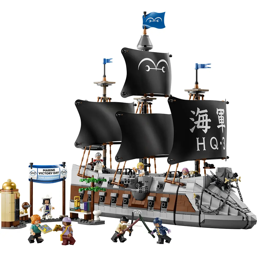 Конструктор LEGO One Piece Морський бойовий корабель Ґарпа 1705 ел. (75646) - фото 5