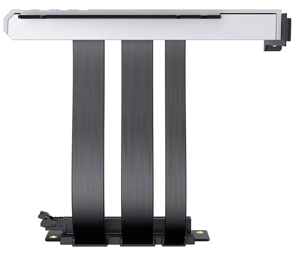 Райзер Hyte PCIE40 4.0 Luxury Riser Cable 200mm White - фото 7