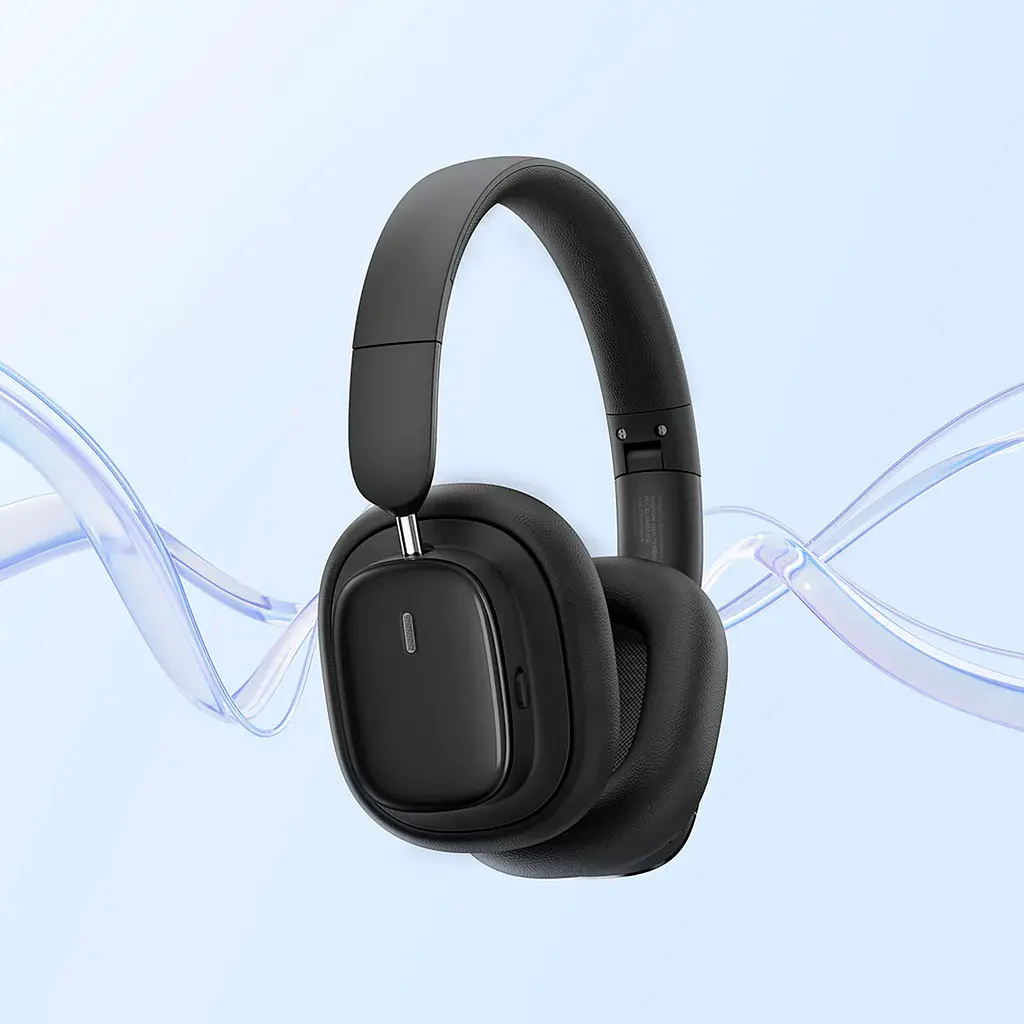 Наушники Baseus Bowie H1i Noise-Cancelling Wireless Headphones Black (A00050402113-00) [98485] - фото 7