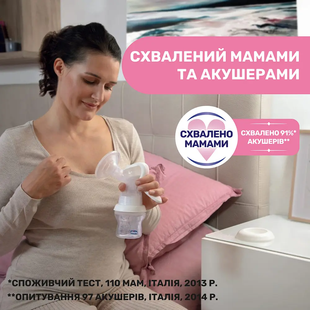 Молоковідсмоктувач Chicco Natural Feeling & Well-Being 2 в 1 (05740.00) - фото 7