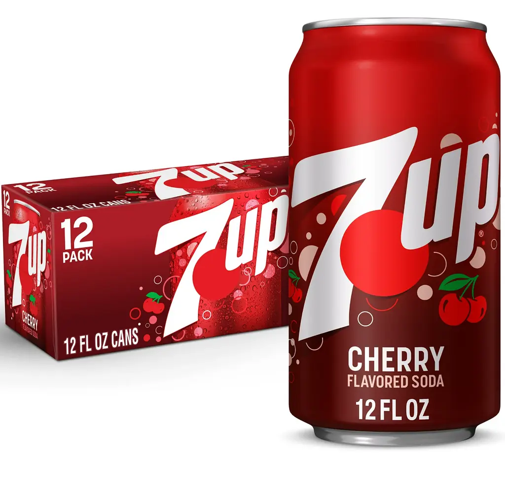 Газований напій 7UP Cherry Flavored Soda 355 мл - фото 5