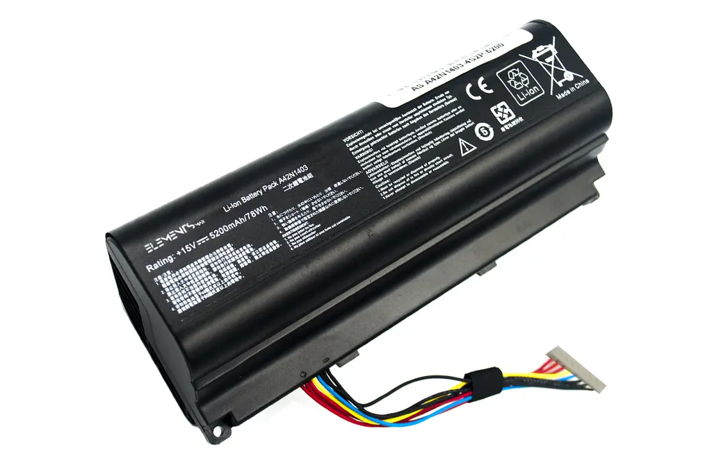 Акумулятор для Asus ROG G751J G751JM G751JL G751JT G751JY 15V 5200 mAh (A42N1403-4S2P-5200) - фото 2