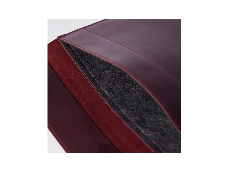 Чохол для ноутбука InCarne Klouz MacBook Air 15 2023-2025 (вінтажний) бордо (klouz-burgundy-vintage-air-15) - фото 4