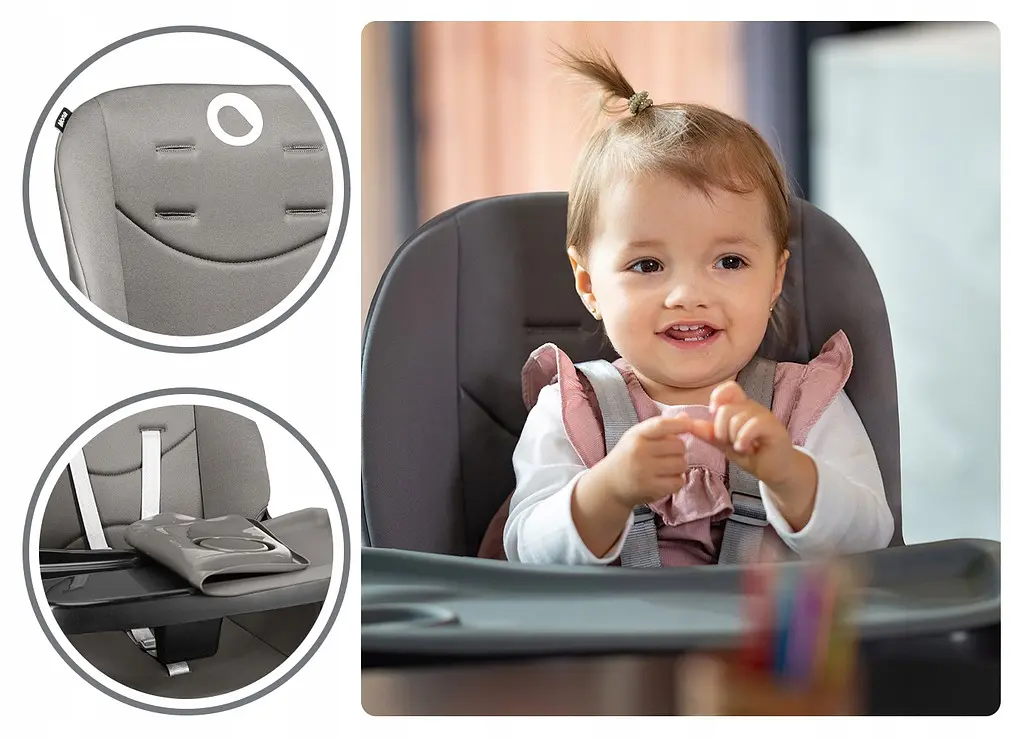 Стільчик для годування Lionelo Mona Black - фото 8