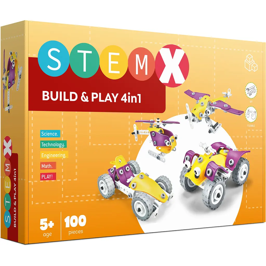 Конструктор Stem Build and Play 100 деталей (6848454) - фото 2