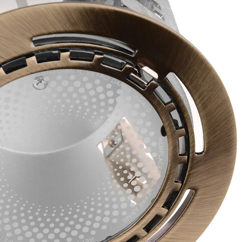 Світильник Downlight стельовий Brille 166032 DL-10 AB J118 мм Rx7 врізний - фото 2