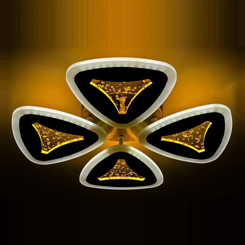 Люстра светодиодная Valeso V K39978-4 GD с пультом - фото 2