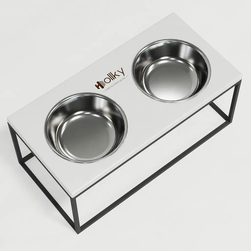 Hollky Base XL20 — миски на підставці для великих собак (2 × 1,8 л) - фото 9