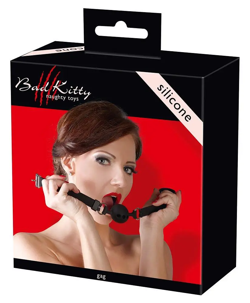 Кляп Bad Kitty Naughty Toys черный - фото 5