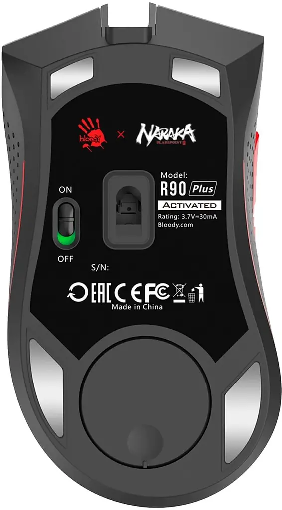 Мышь Bloody A4Tech R90 Plus (Naraka) Wireless (R90 Plus (Naraka)) - фото 2