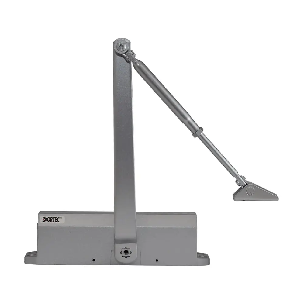 Дверний доводчик Dortec DT-514H Silver з фіксацією дверей у відчиненому положенні (63-00003) - фото 3