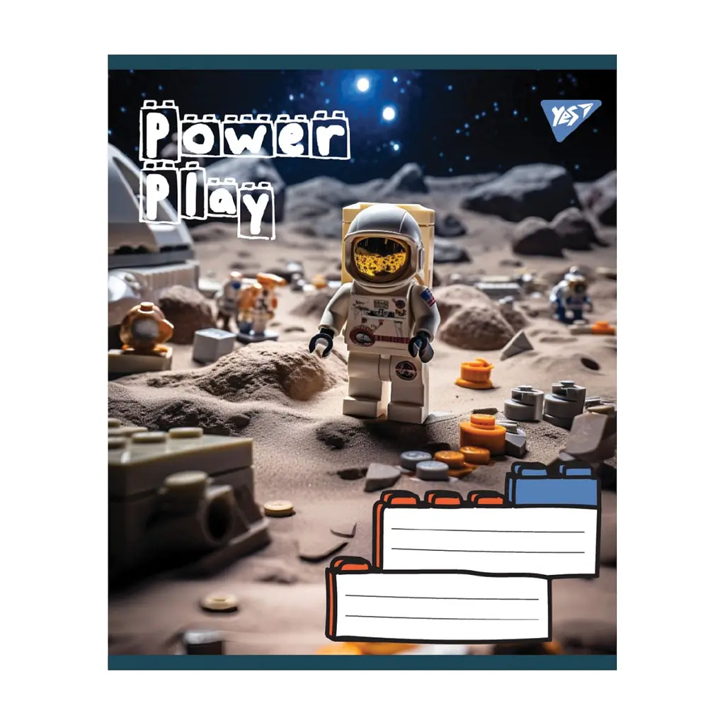 Зошит Yes Power Play А5 12 аркушів лінія (767847), в асортименті - фото 2