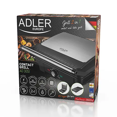 Гриль контактний Adler AD 3051 XL - фото 10