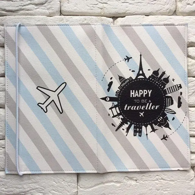 Тревел-кейс Happy to be a traveller 2 екошкіра - фото 2