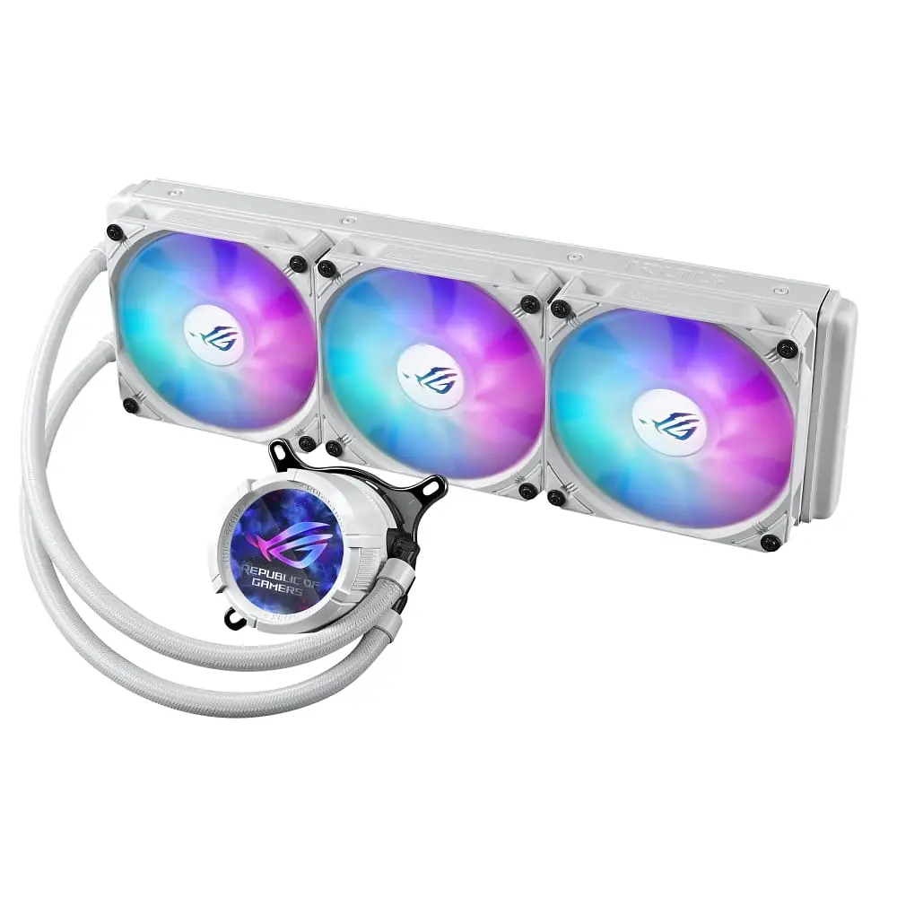 Система водяного охолодження Asus TUF Gaming LC III 360 ARGB LCD White (90RC01A2-B0EAY0) - фото 8