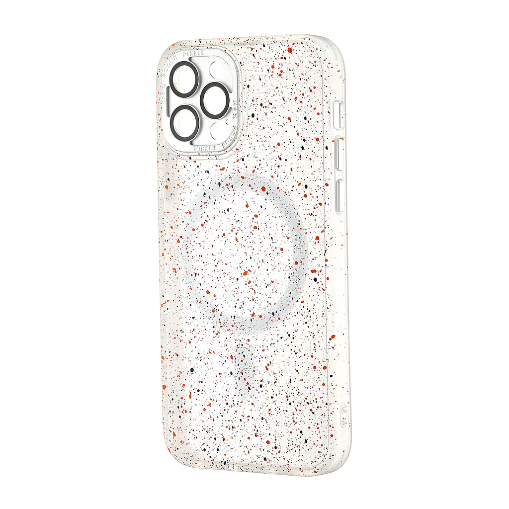 Чохол Splatter with MagSafe Protected Camera iPhone 12 Pro White