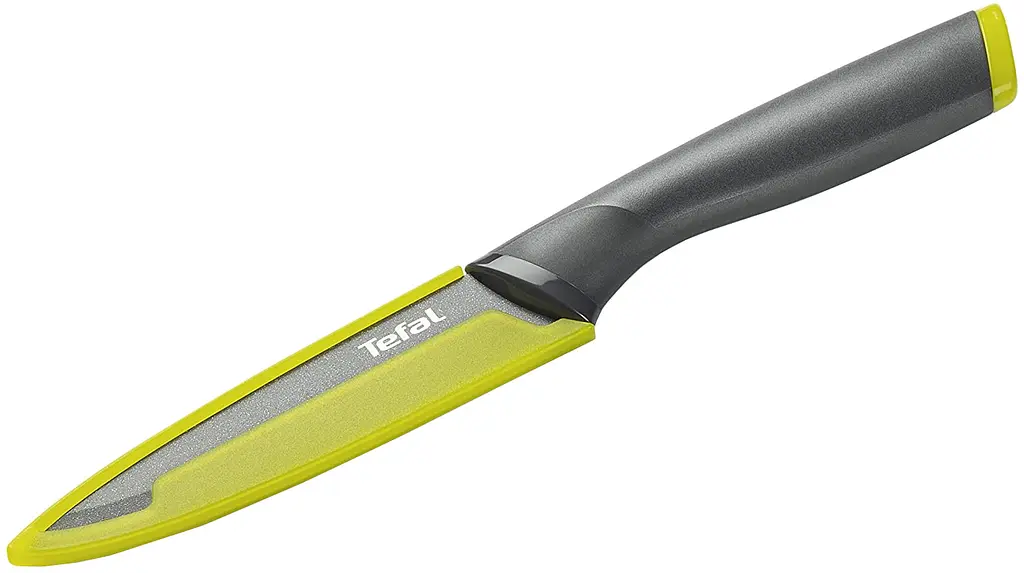 Ніж кухонний Tefal Fresh Kitchen універсальний 12 см з чохлом, нержавіюча сталь, пластик, сірий kuh0014564 - фото 4