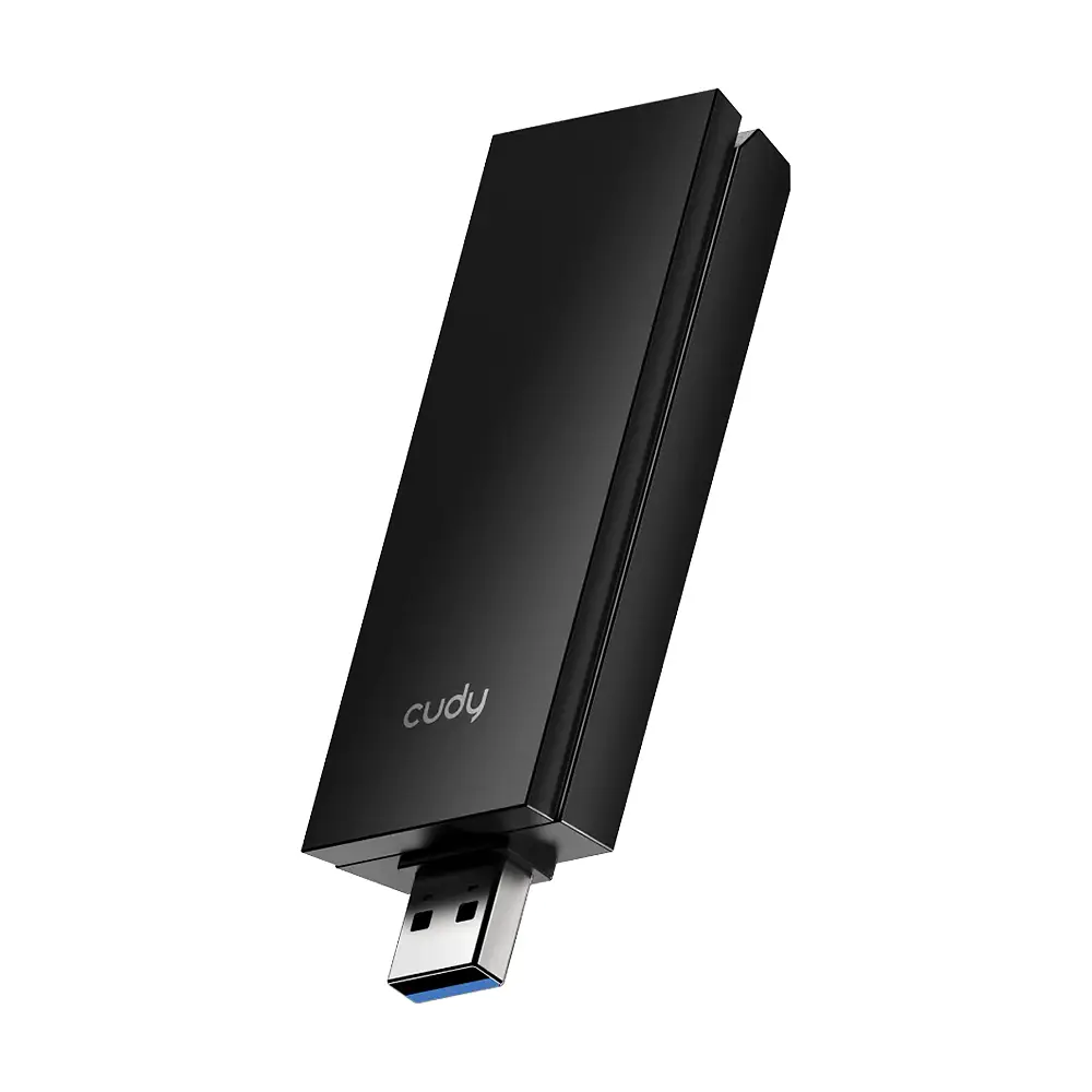 Адаптер WiFi 6E Cudy WU5400 тридіапазонний з USB 3.0 AX5400 (73-00588) - фото 4