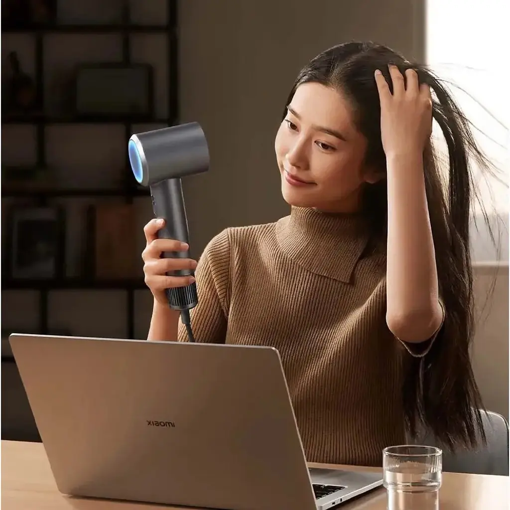 Фен Xiaomi MiJia Dryer H501 Grey + (переходник на EU розетку) - фото 6