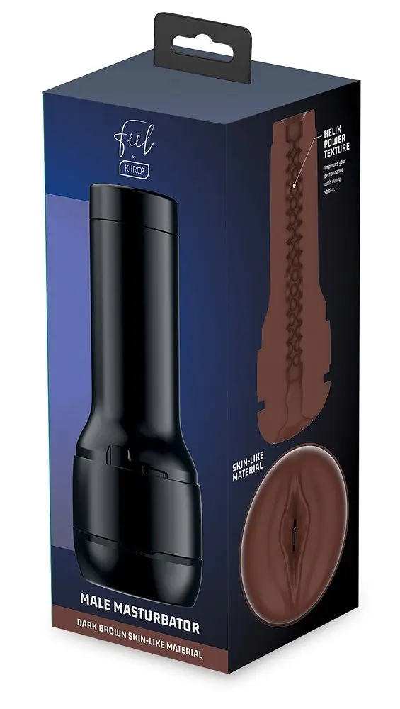 Мастурбатор Kiiroo Feel Stroker Dark Brown для секс-машини Kiiroo Keon, 22 см - фото 6