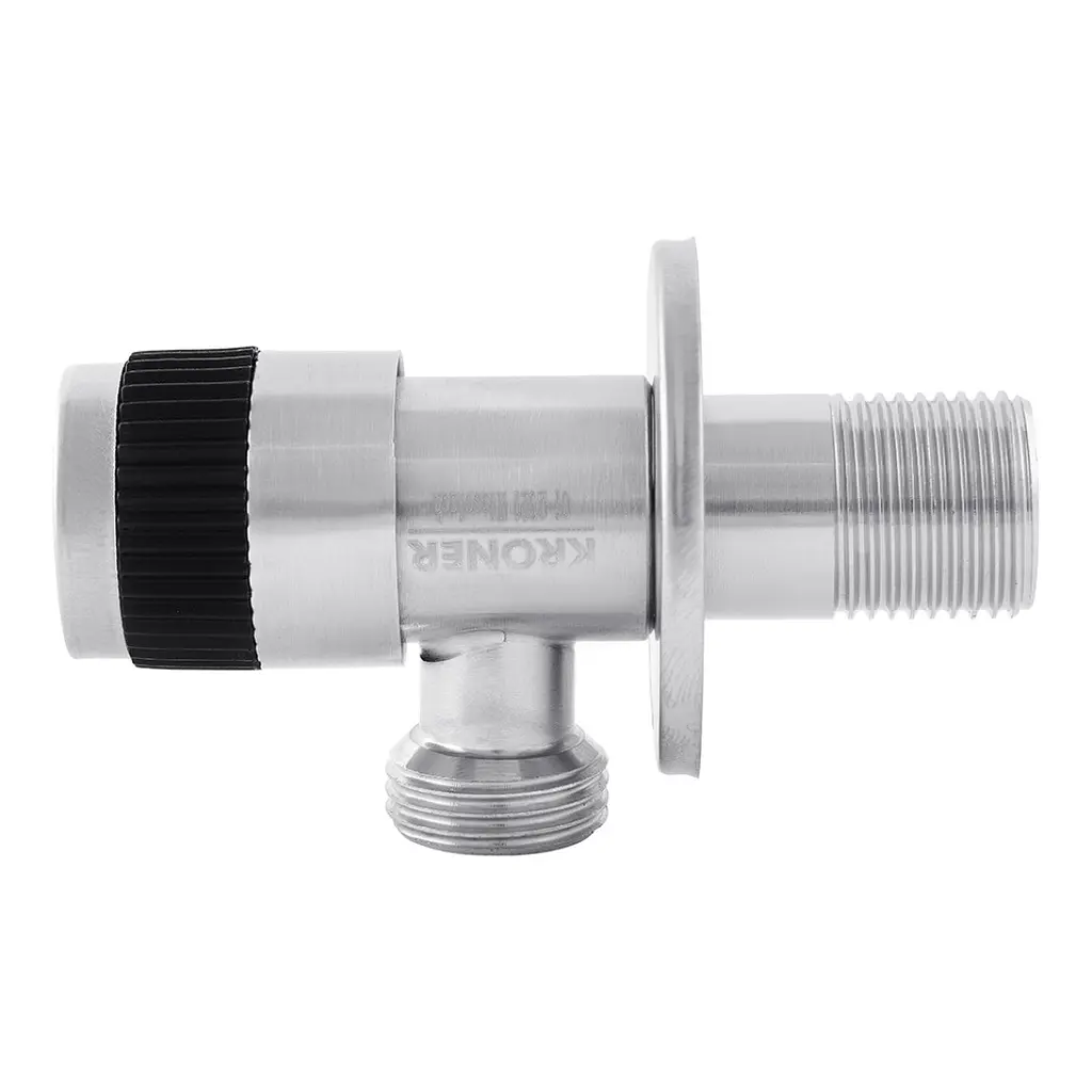 Кран приладовий Kroner KRP Edelstahl Klassisch - ESG100 1/2"х1/2" ЗЗ (CV022973) - фото 2