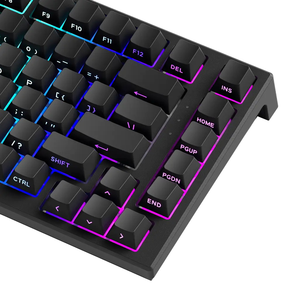 Клавіатура Akko TAC75 HE AstroAim Magnetic Switch Side Printed RGB Black - фото 3