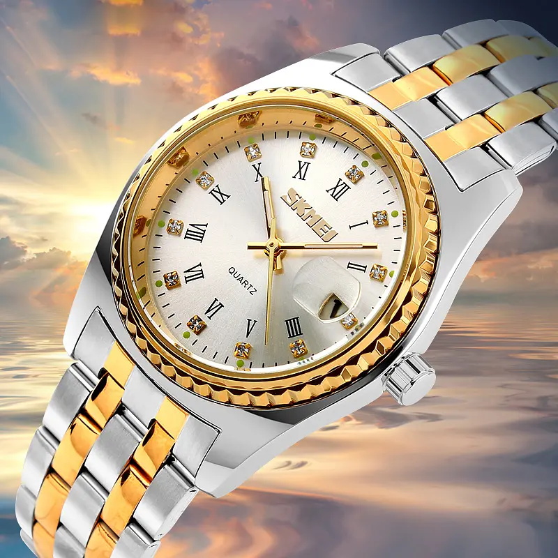 Наручний годинник чоловічий 9098SI-B Silver Men Skmei acs0029896 - фото 4