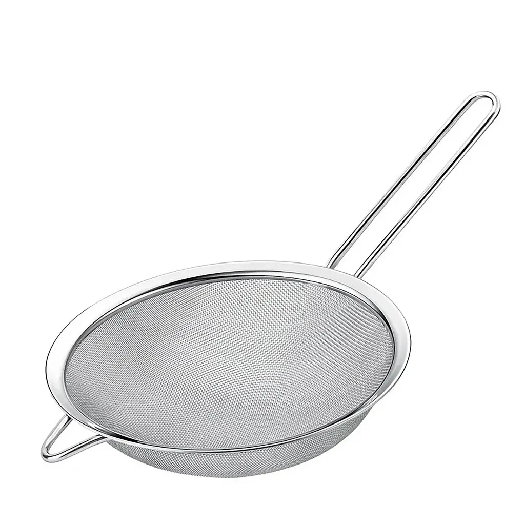 Сито дрібне з ручкою з нержавіючої сталі Ø 14 см, Kitchen Master Сірий 87573