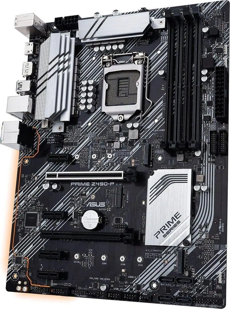 Материнська плата ASUS PRIME Z490-P (PRIME Z490-P) (Socket 1200, Intel Z490, ATX) Б/в,U1 - фото 2