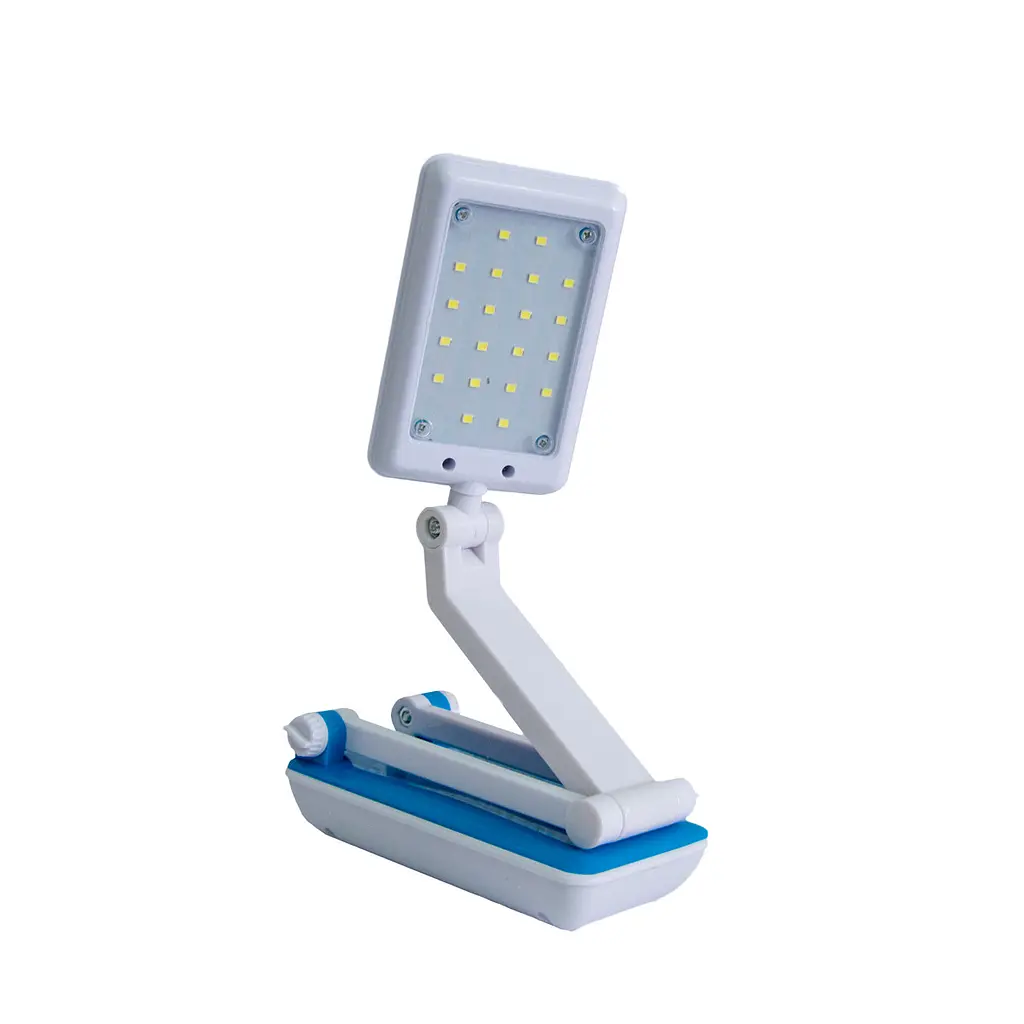 Настільна лампа AostWell BL-1018L, акумуляторна, біло-синя, 20 LED, 2 Вт - фото 7