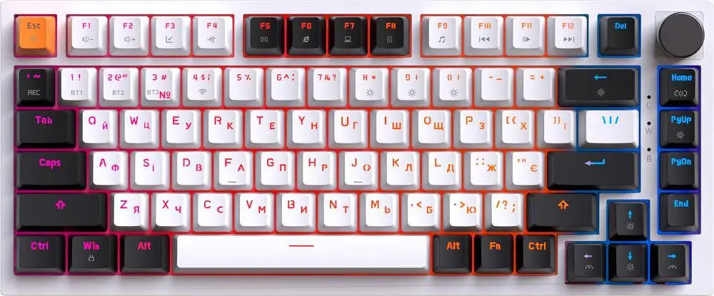 Клавіатура GamePro Asgard Valhalla MK160W Pro White - фото 5