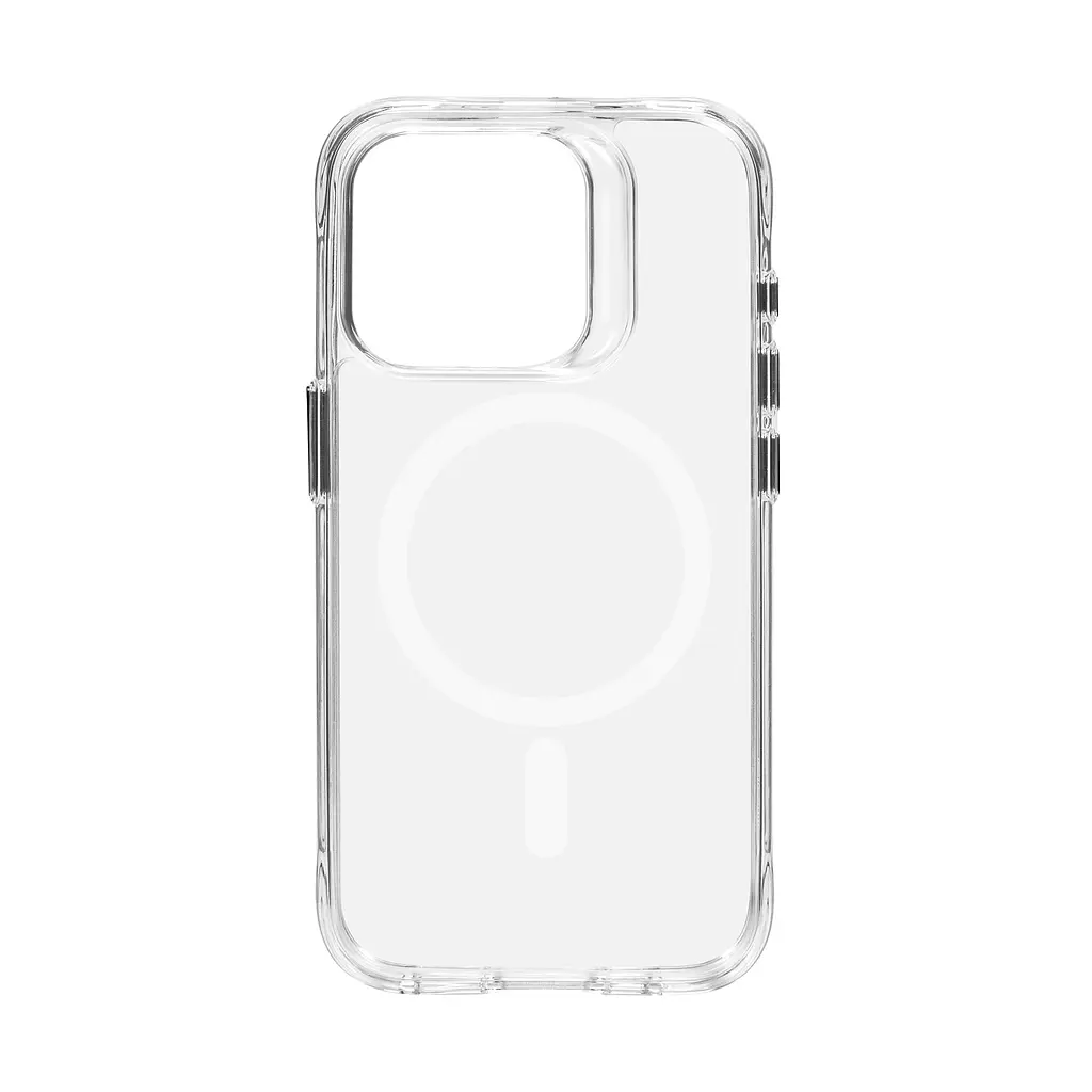 Чехол для Apple iPhone 15 Pro, Clear MagCase, прозрачный, противоударный, магнитный, панель-накладка с поддержкой MagSafe, поддержка беспроводной зарядки магсейф, защита всего корпуса, TPU+PC, ArmorStandart (ARM71051) - фото 2