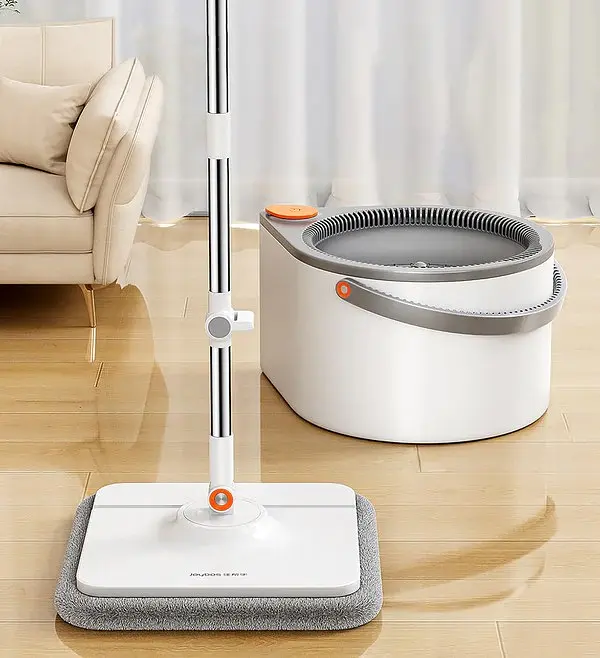 Набір швабра та відро з віджимом Joybos Spin Mop S01 square mop - фото 4