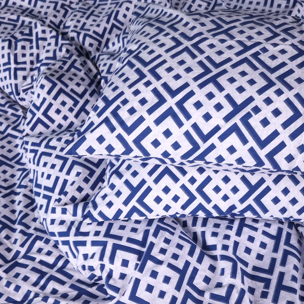 Комплект постільної білизни бязь MIRSON Abstract Blue 175х210см (2200013163695) - фото 3