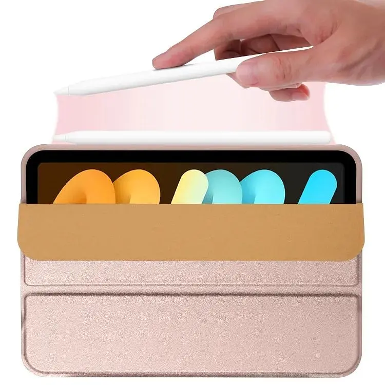 Чехол-книжка BeCover силиконовый для Apple iPad Mini 7 2024 Pink (712433) - фото 3