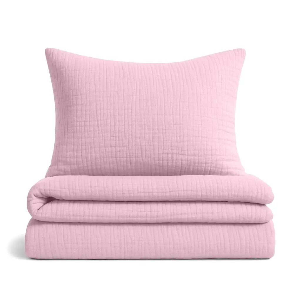 Дитяча постіль Cosas Baby Blush без простирадла муслін 110х140 см (Set_Muslin_009BabyBlush_140_2)