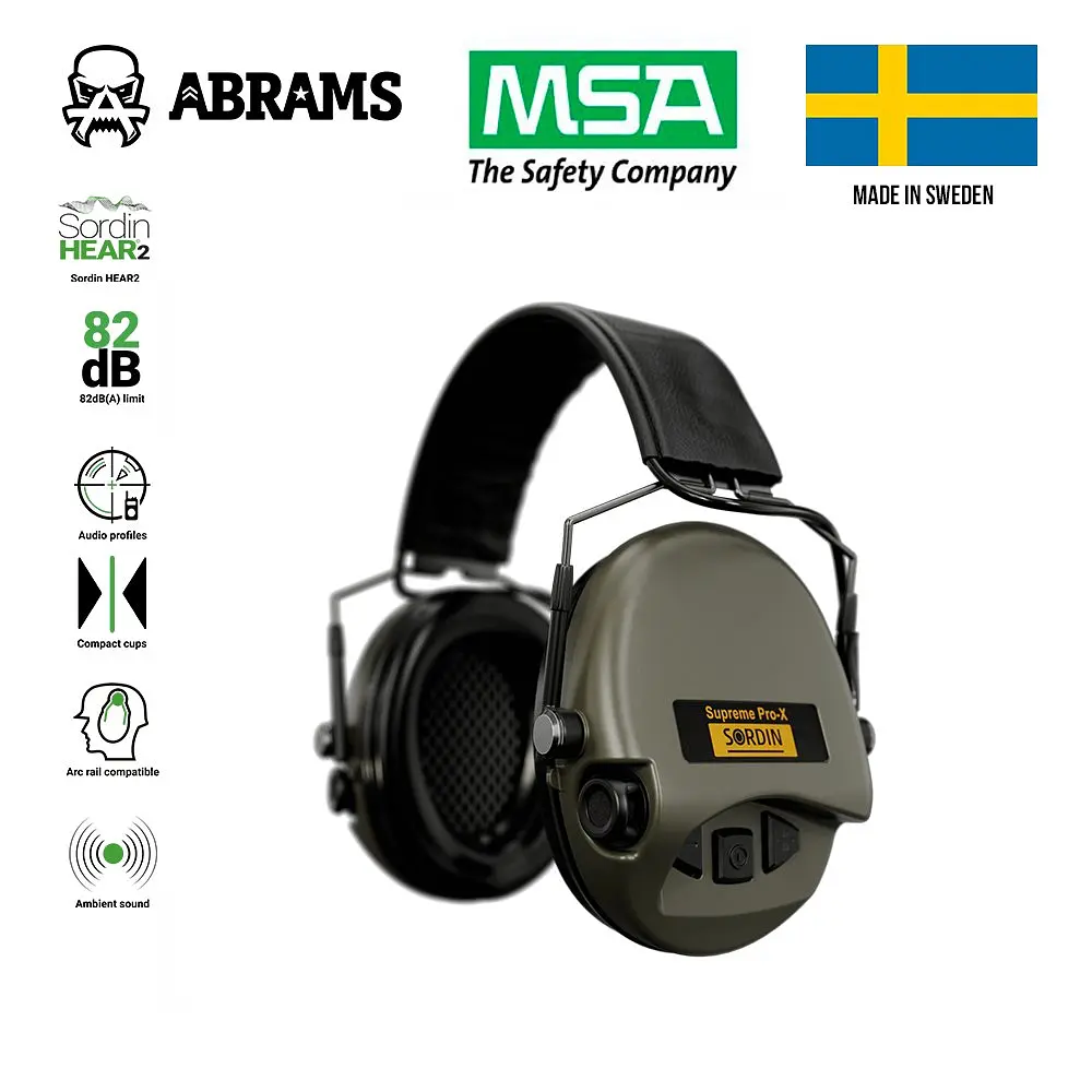Навушники Sordin Supreme Pro-X Slim Green (74302-X/L-S) - фото 2