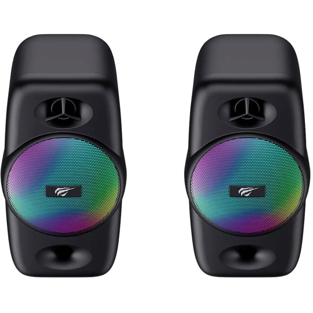 Колонки ігрові Havit HV-SK213 USB RGB Stereo black (HV-SK213) - фото 2