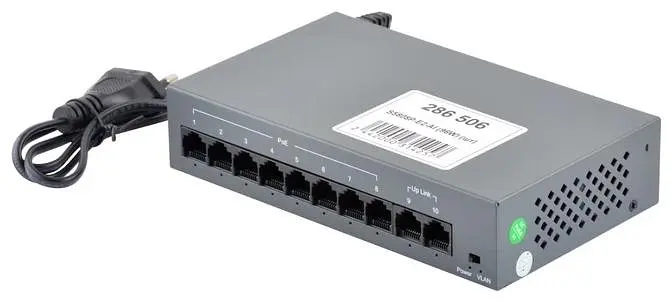 Коммутатор сетевой FoxGate S5808P-E2-AI (96W)