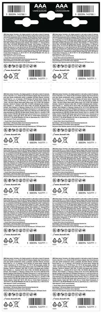 Батарейка Duracell LR03 MN2400 уп.1х2 шт. відривна (плакат 2х10) (6768608) - фото 3