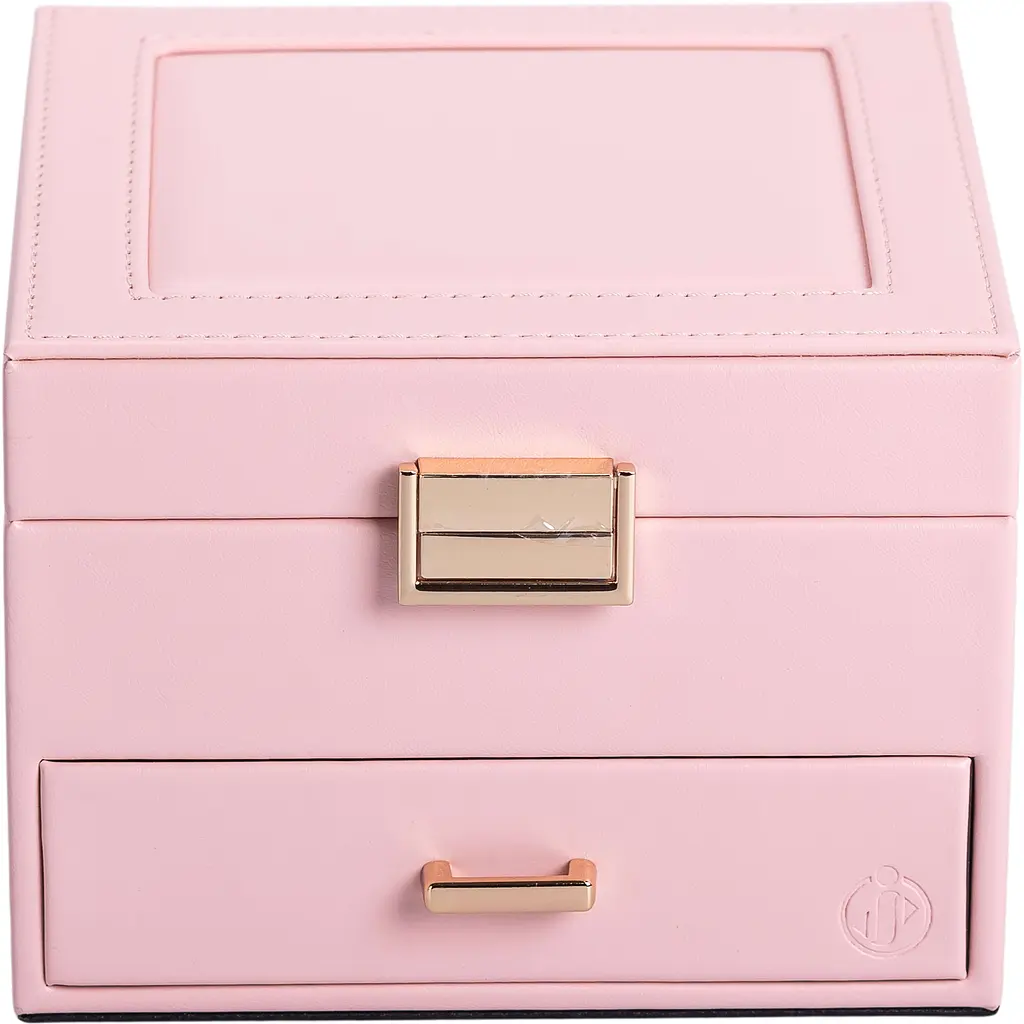 Органайзер для прикрас Yiwu з накидним замком 16x16x12 см рожевий HP-5-2P - фото 8
