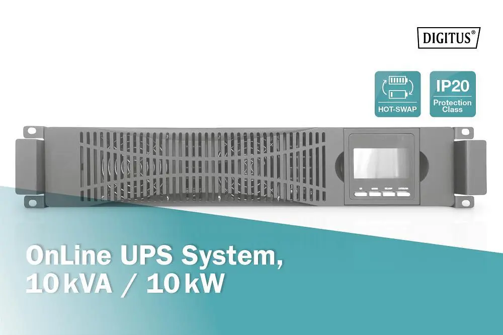 Джерело безперебійного живлення Assmann UPS ONLINE 10KVA/ 10KW DN-170107 Black - фото 2