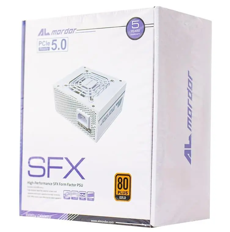 Блок питания ALmordor 850W SFX 80+ Gold ATX3.1 White (ALSFX850WH31) - фото 4