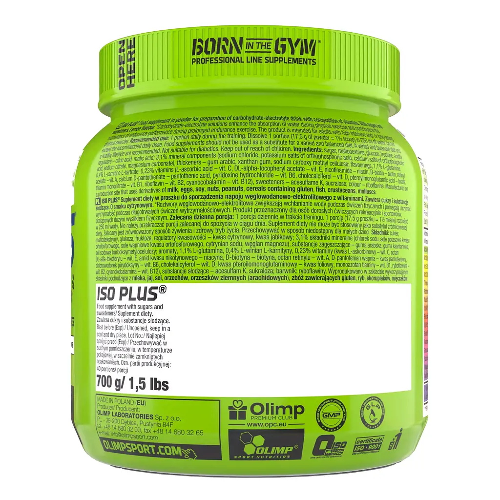 Ізотонік Olimp Iso Plus апельсин 700 г (Ф001724) - фото 3