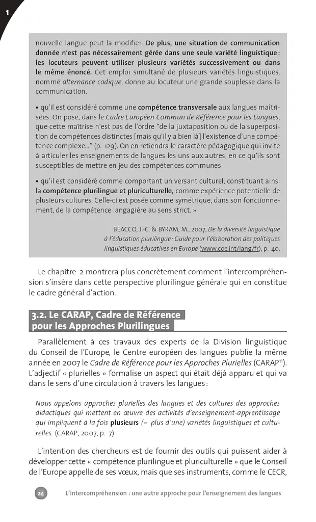 Collection F. L'intercomprehension : une autre approche pour l'enseignant des langues - фото 17