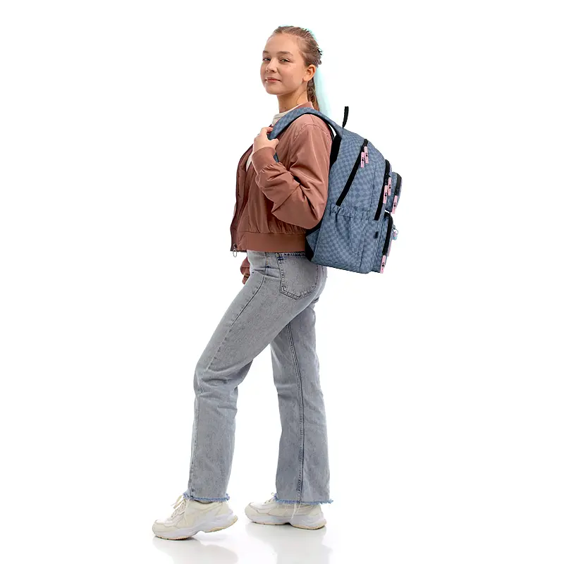 Рюкзак GoPack Education 120M-2 Pixel Mood Сірий (GO26-120M-2) - фото 21