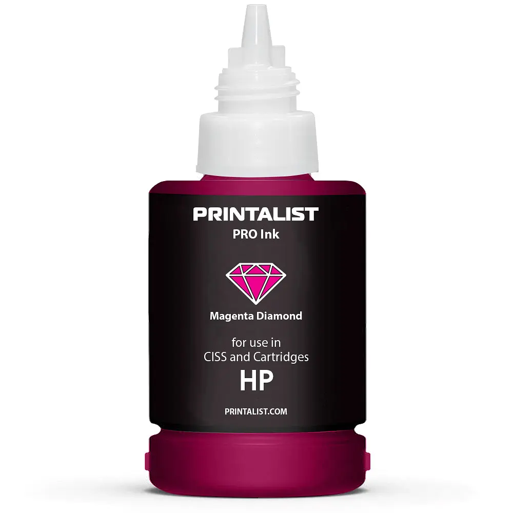 Чорнило PRINTALIST для HP 140г Magenta водорозчинне (PL-INK-HP-M) - фото 3